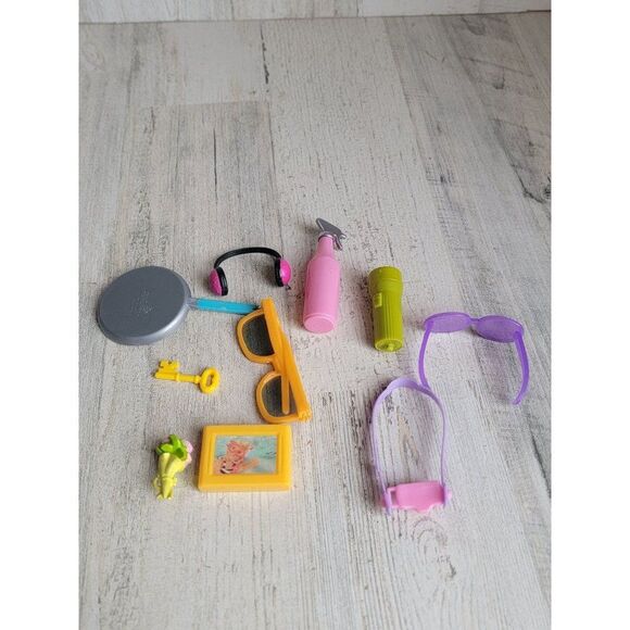 Doll accessory camera glasses headphones key variety toy set - Picture 7 of 9